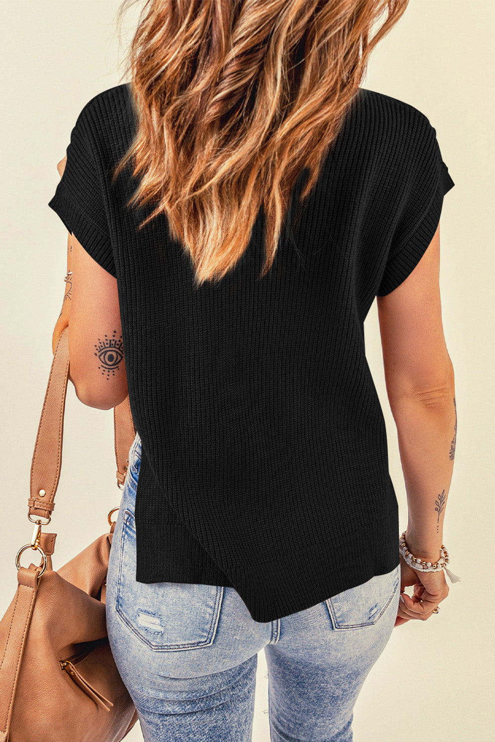 Cable-Knit Side Slit Sweater Vest – CW Cleaton u0026 Co.